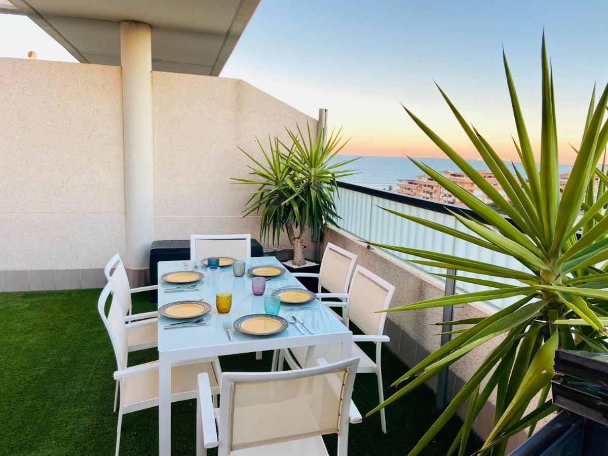 Patacona Premium Penthouse Sea Views & Barbecue Apartment Valencia Luaran gambar